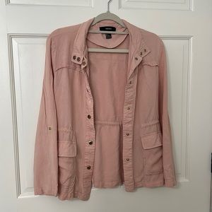 Forever 21 pink lightweight button up Shacket size Small